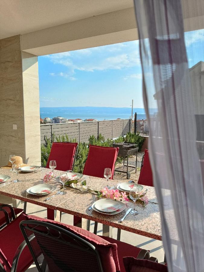 Modern Villa With Jacuzzi, Beautiful Sea View, Near Split! Villa 36A Podstrana Eksteriør billede